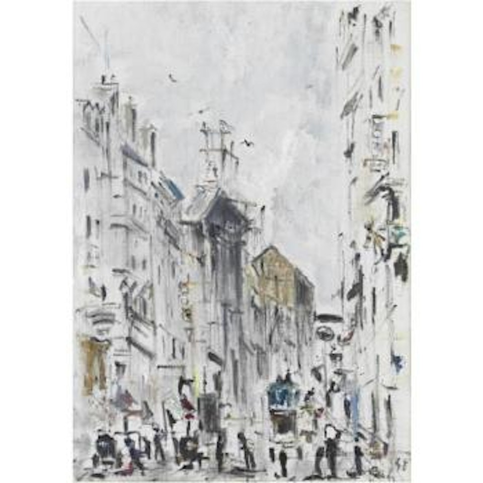 Via Durini A Milano by Filippo de Pisis