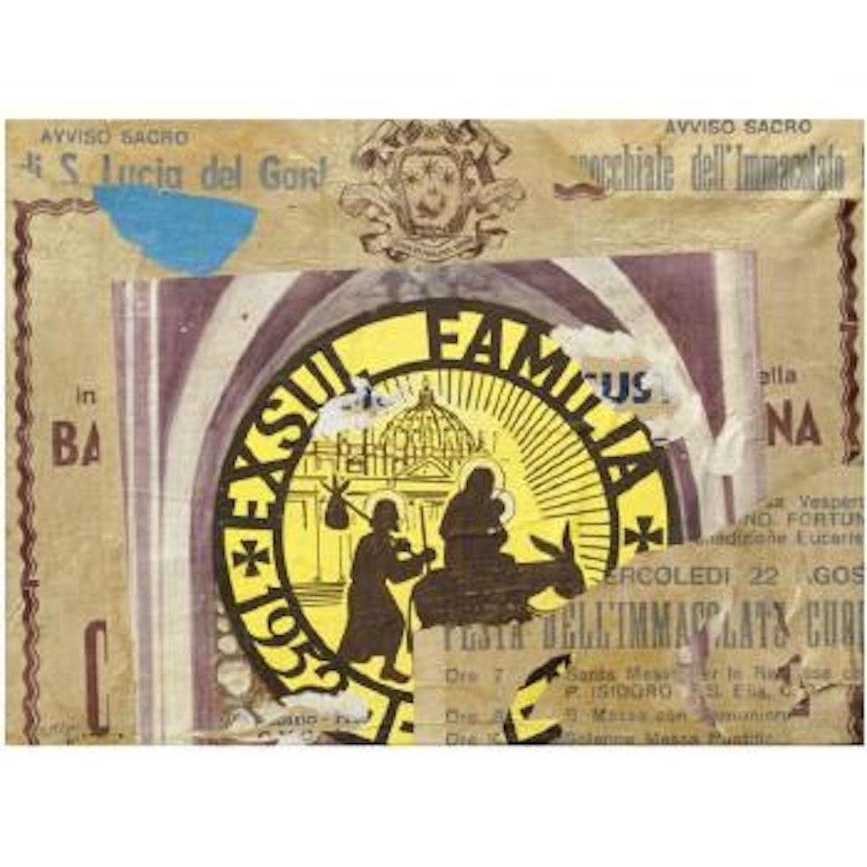 Exul Familia by Mimmo Rotella