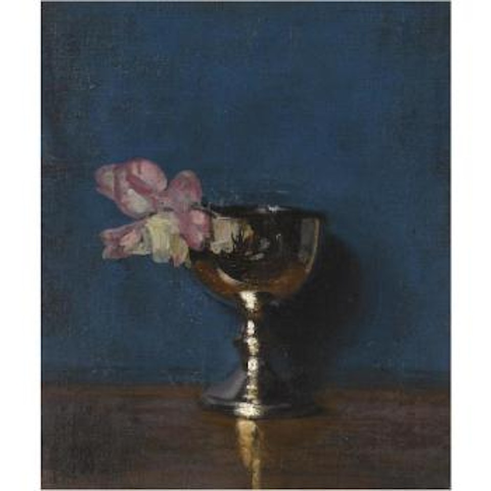 Lustre Goblet And Sweet Peas by William Nicholson