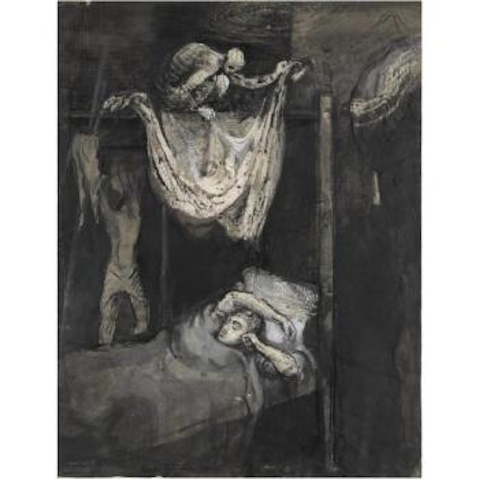 Barrack Room: Sleep II by Keith Vaughan