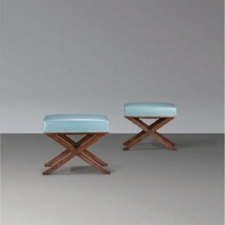 Paire De Tabourets by Jean-Michel Frank