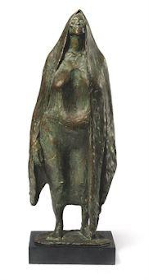 Mujer De Pie Con Rebozo by Francisco Zuñiga