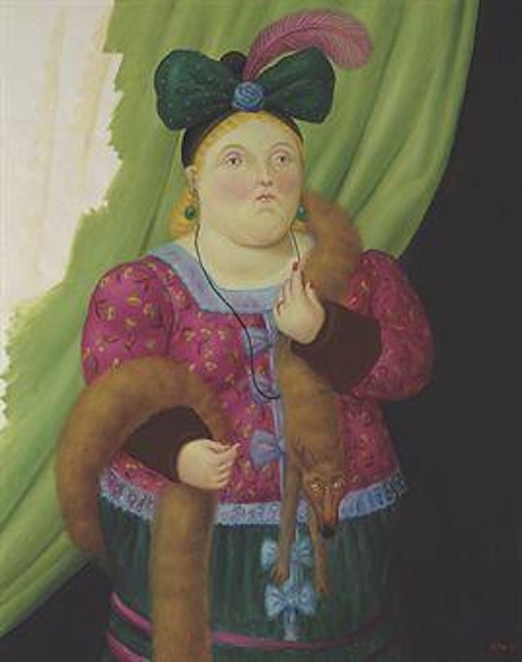 Society Lady by Fernando Botero