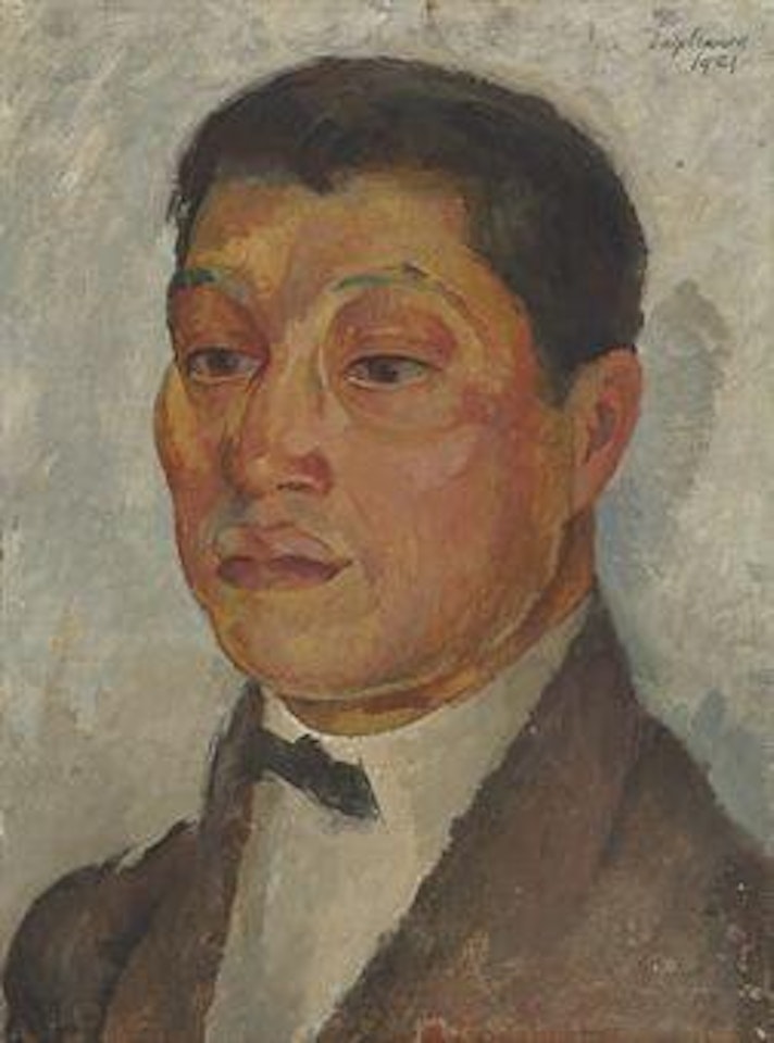 Retrato de Xavier Guerrero by Diego Rivera