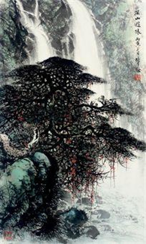 Monkeys In Deep Mountains by Li Xiongcai