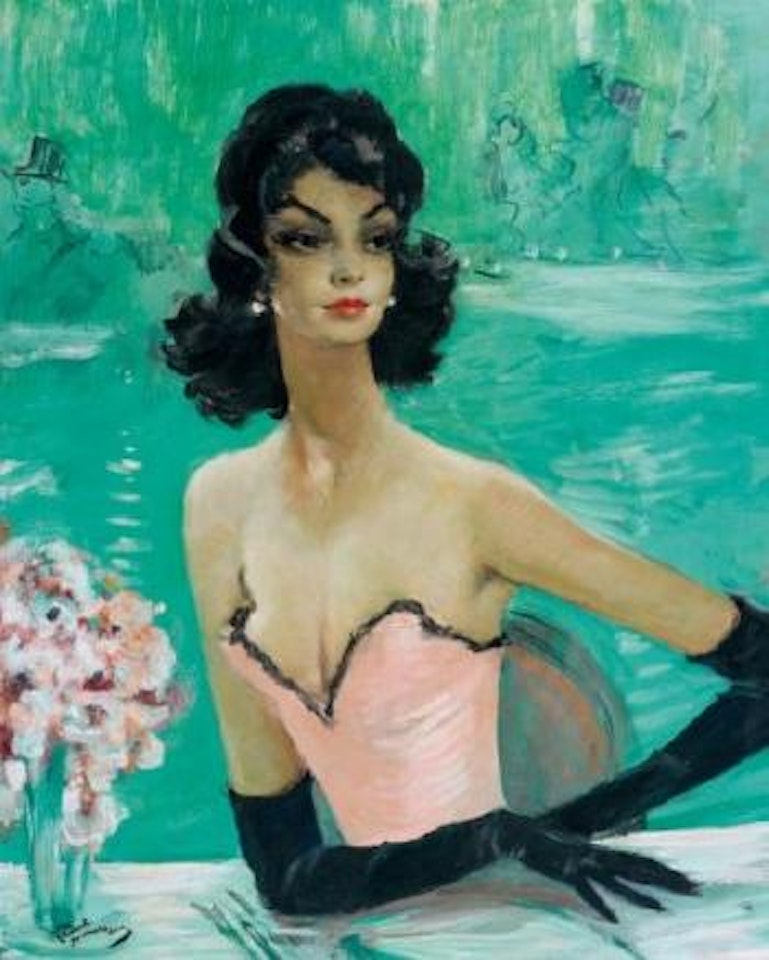 Portrait d'une élégante by Jean Gabriel Domergue