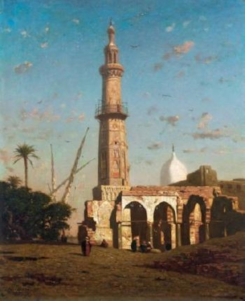 Le minaret by Narcisse Berchere