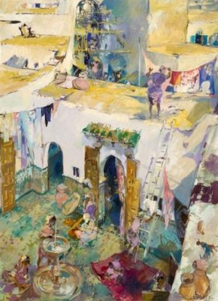 Vue de la Kasbah by Jean Gaston Mantel