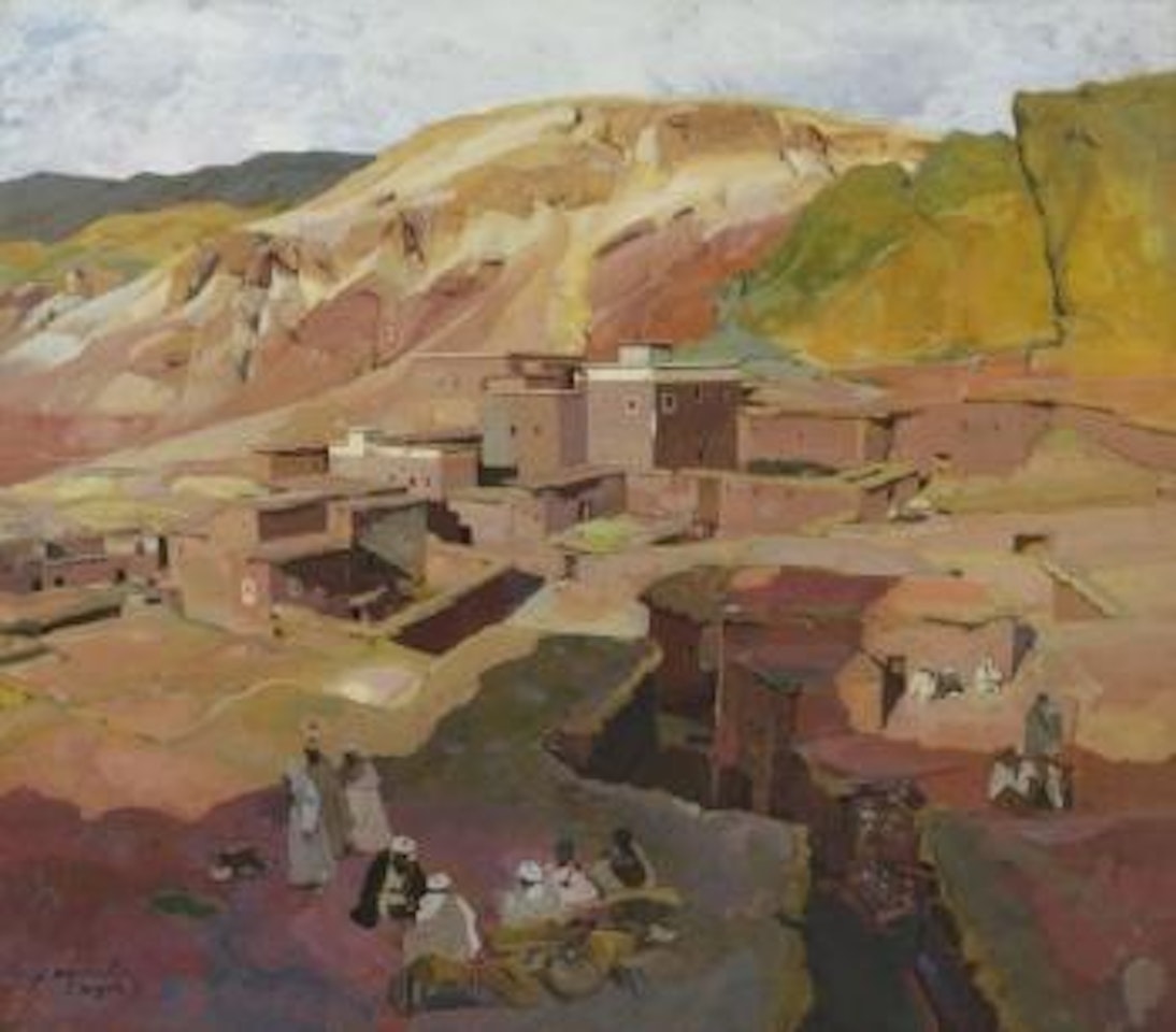 Kasbah de Tasgah, vallée de Telouet by Jacques Majorelle