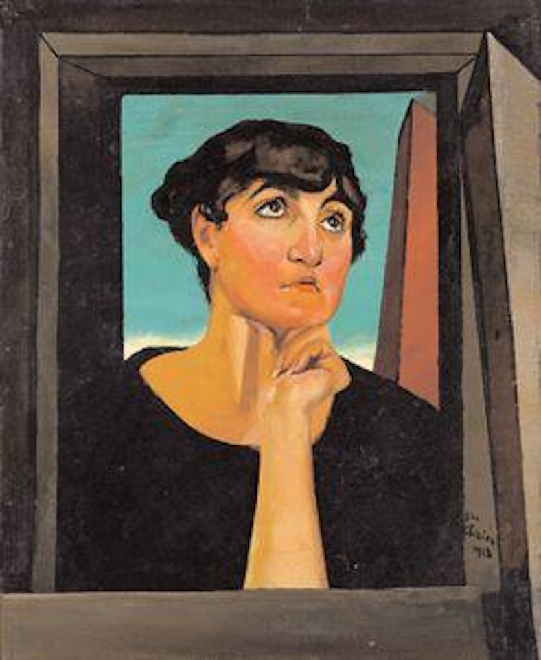 Figura metafisica by Giorgio de Chirico