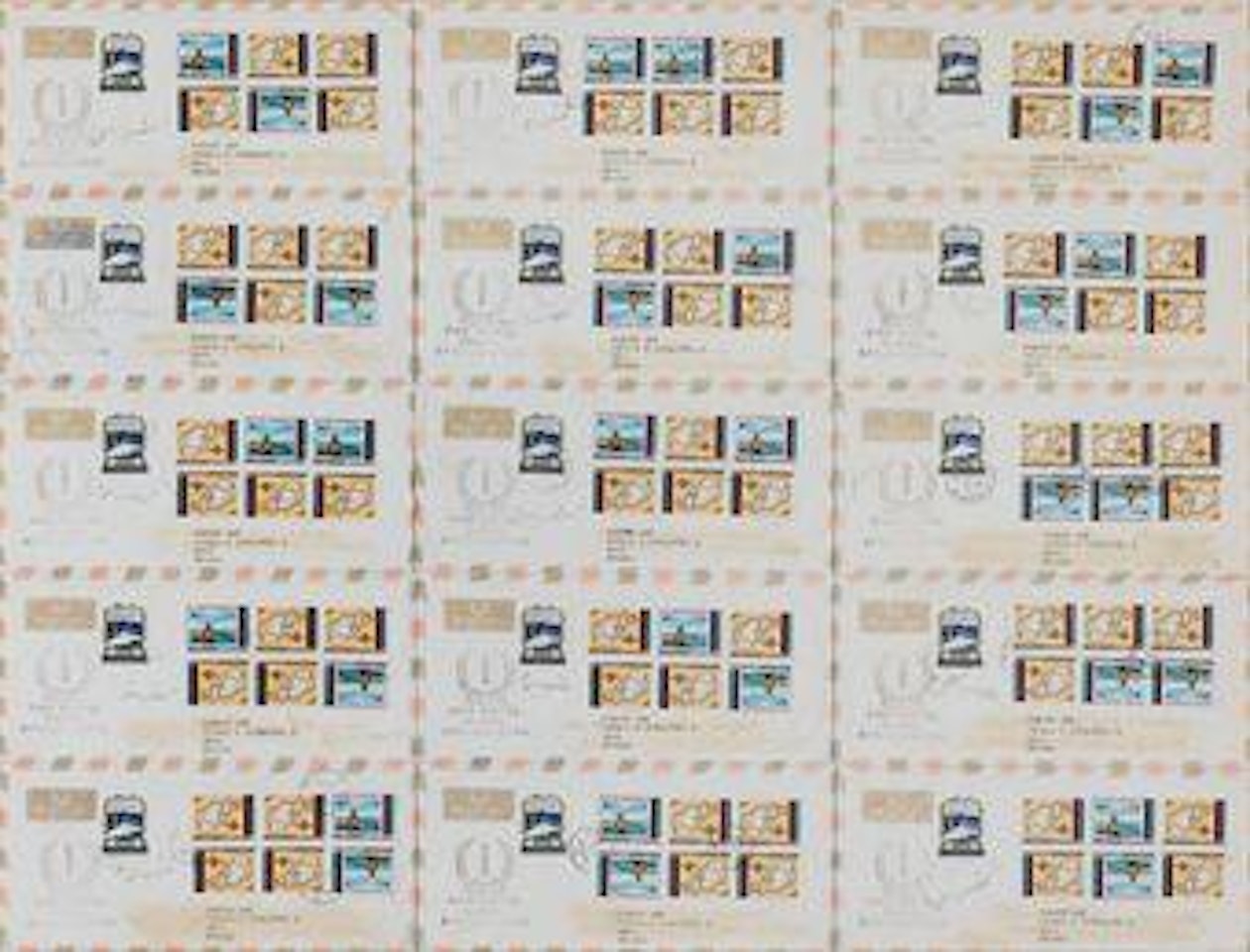 15 buste dall'Afghanistan a Salman Alì by Alighiero Boetti