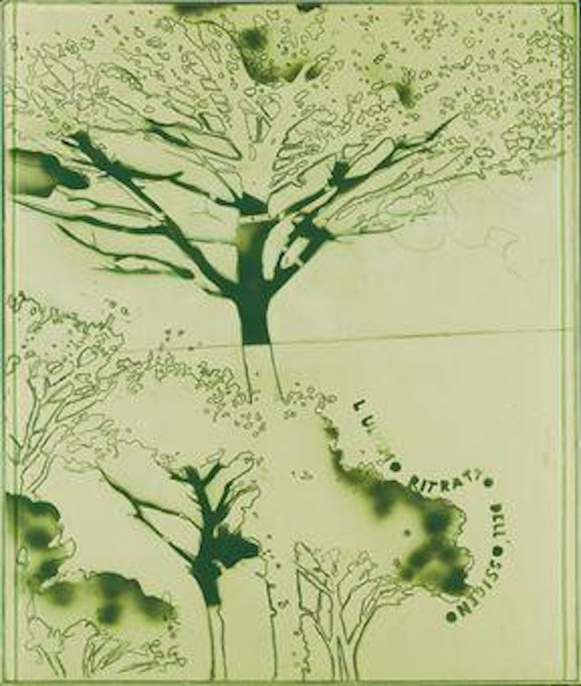 L'ultimo ritratto dell'ossigeno by Mario Schifano