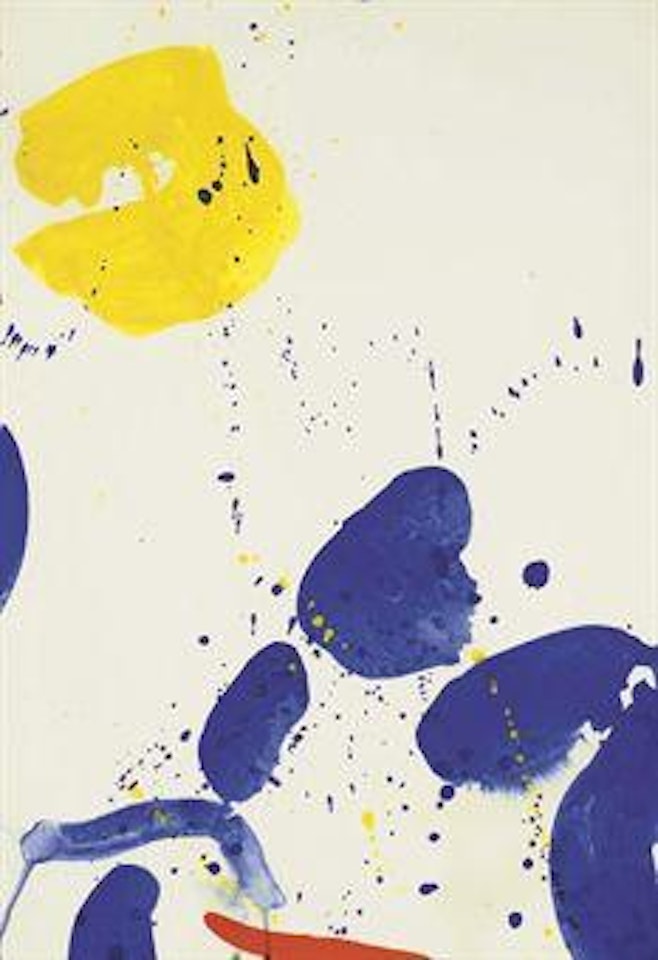 Blue Ball (SF64-621) by Sam Francis
