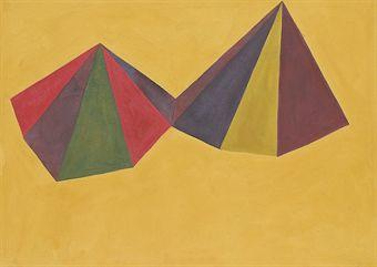 Double Asymmetrical Pyramids by Sol LeWitt