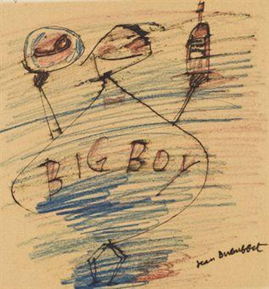 Big Boy (Portrait de Camille Renault dans son restaurant) by Jean Dubuffet