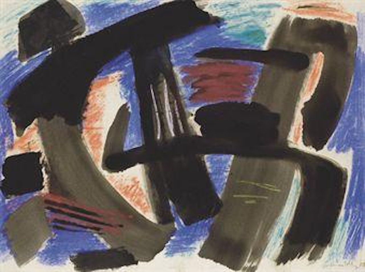 Composition No. 21 by Gerard Schneider