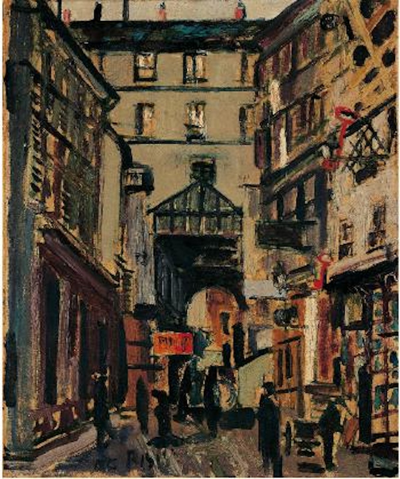 La Cour des Arts by Filippo de Pisis