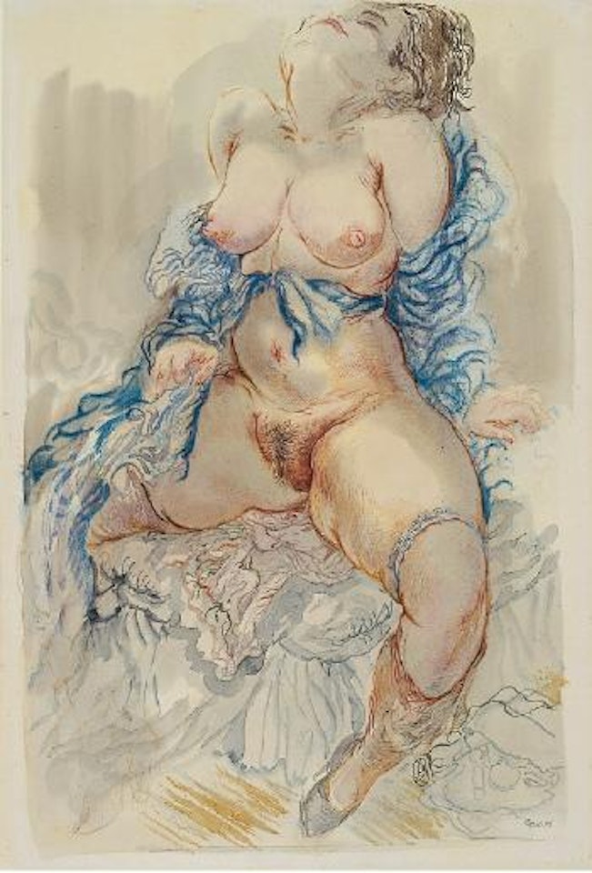 Nudo by George Grosz