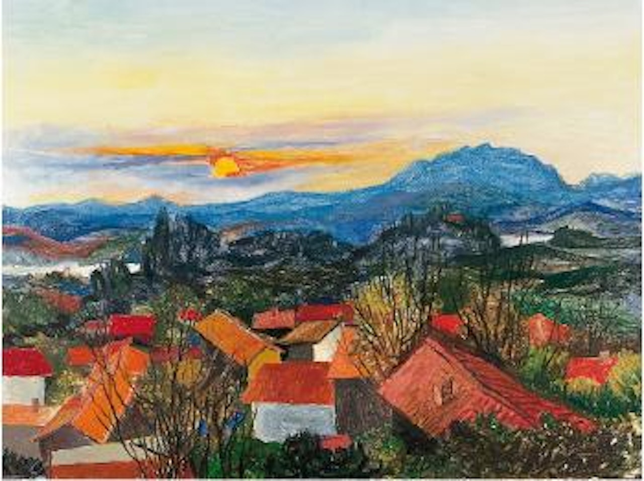 Paesaggio di Velate by Renato Guttuso