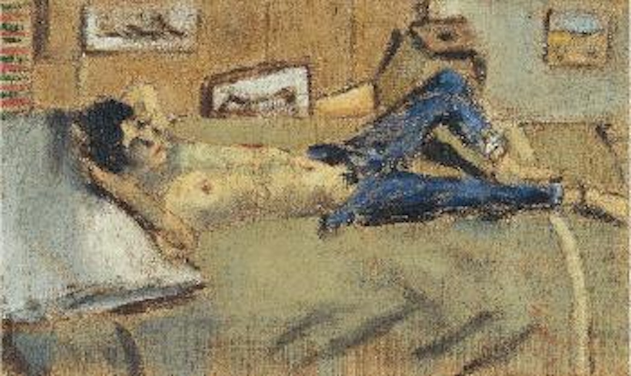 Ragazzo sul letto by Filippo de Pisis