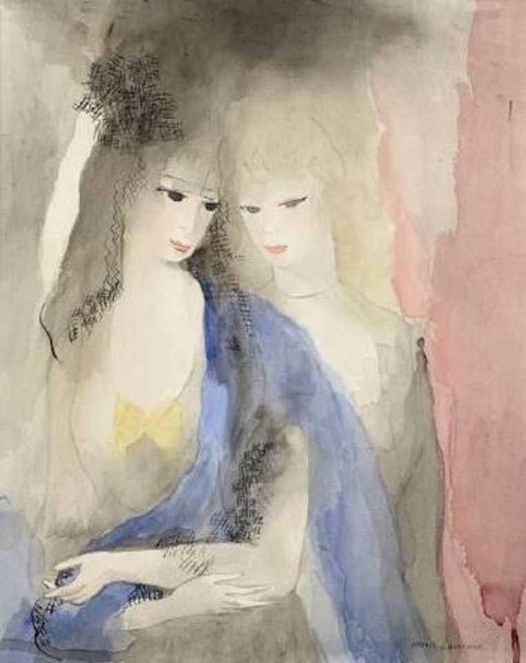 Les deux amies by Marie Laurencin