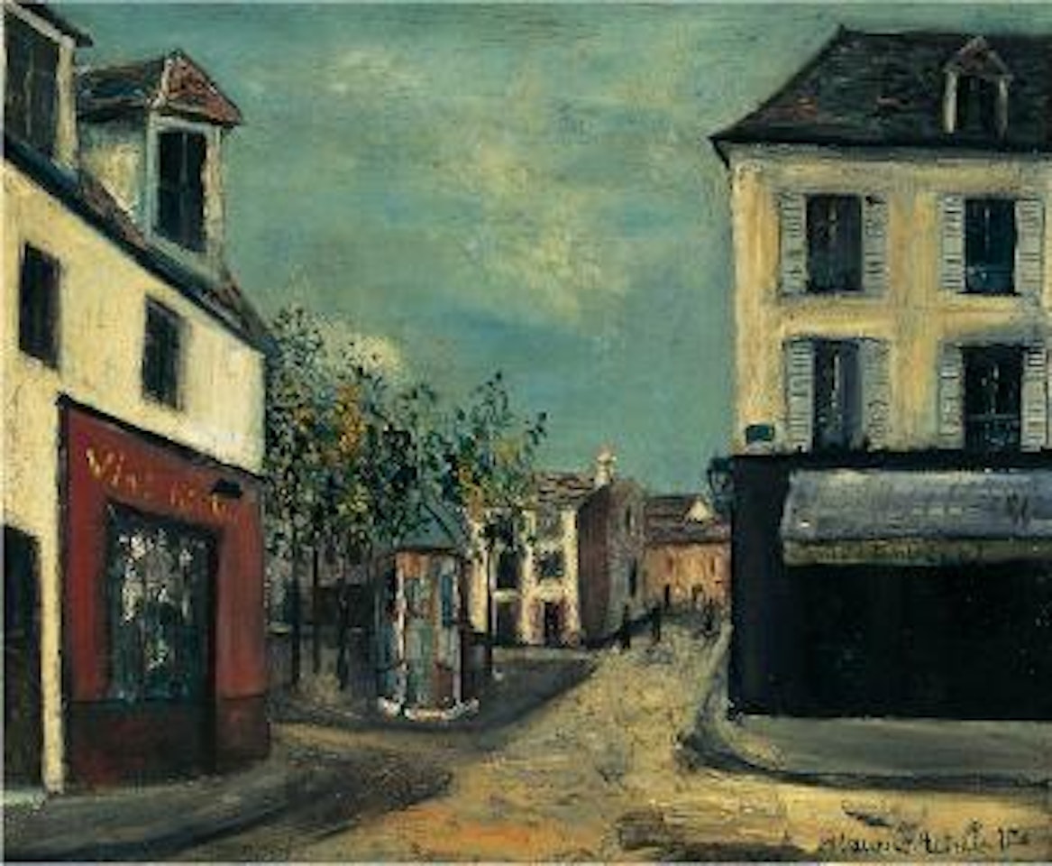 La place du Tertre by Maurice Utrillo
