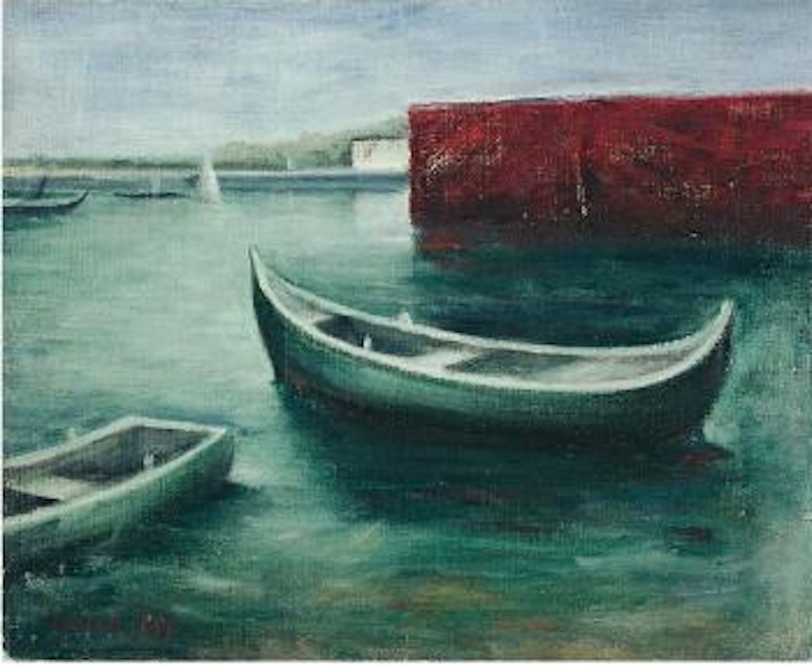 Darsena di Viareggio by Carlo Carra