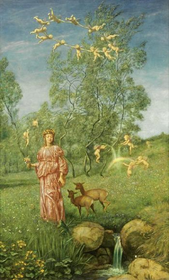 Fruhlingsmarchen (Allegorie des Fruhlings) by Hans Thoma