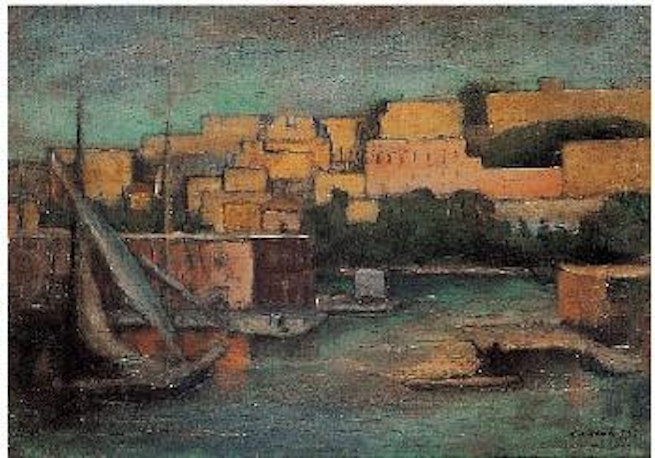 Porto di Napoli by Carlo Carra