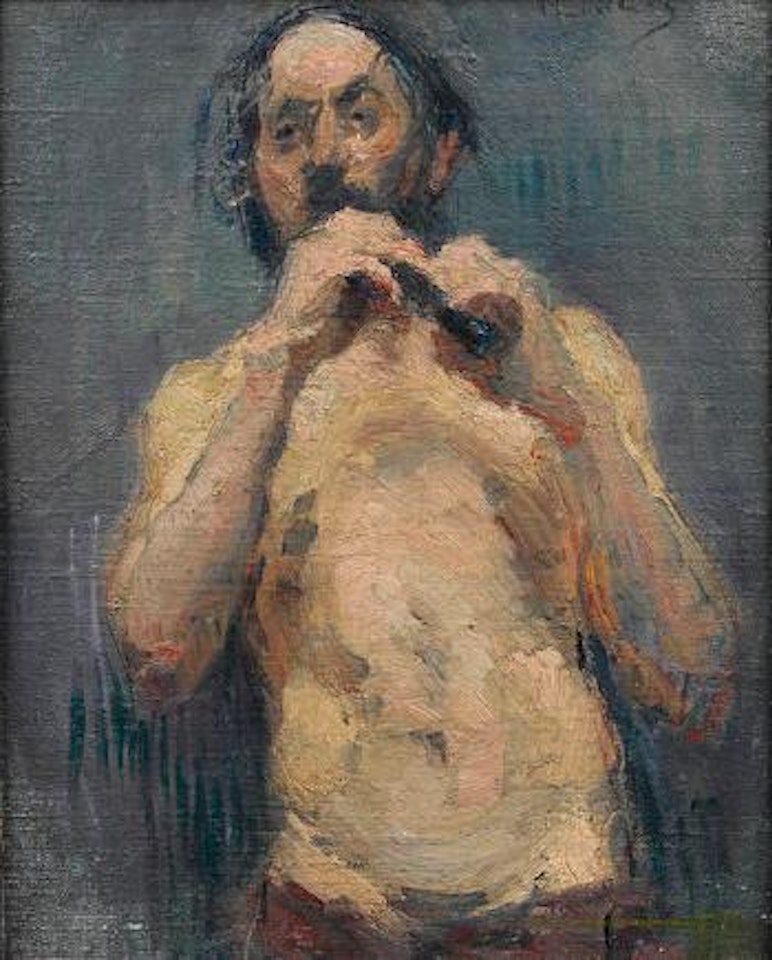 Le joueur de flûte by Henri de Toulouse-Lautrec