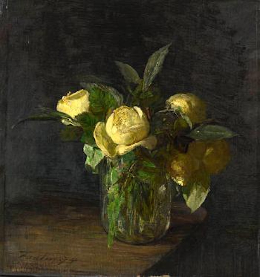 Pivoines dans un vase by Henri Fantin-Latour