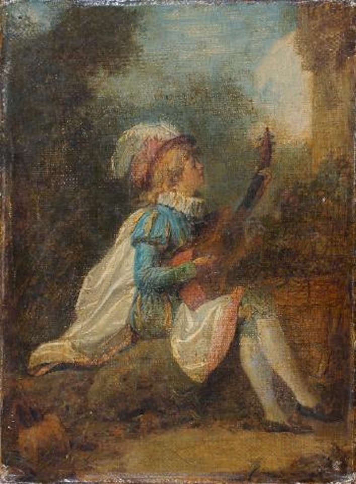 Le joueur de guitare by Jean Frédéric Schall