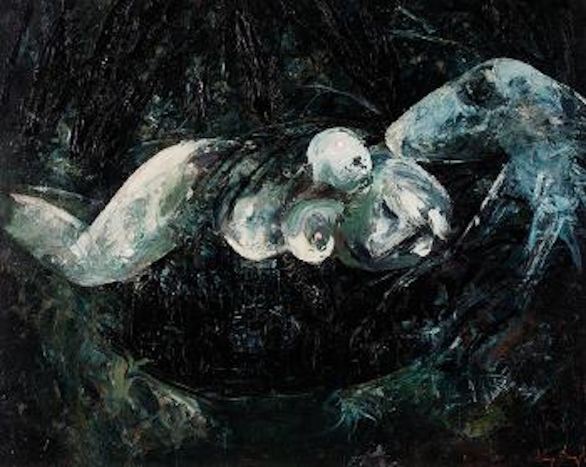 Nude over a pond by Arthur Merric Bloomfield Boyd