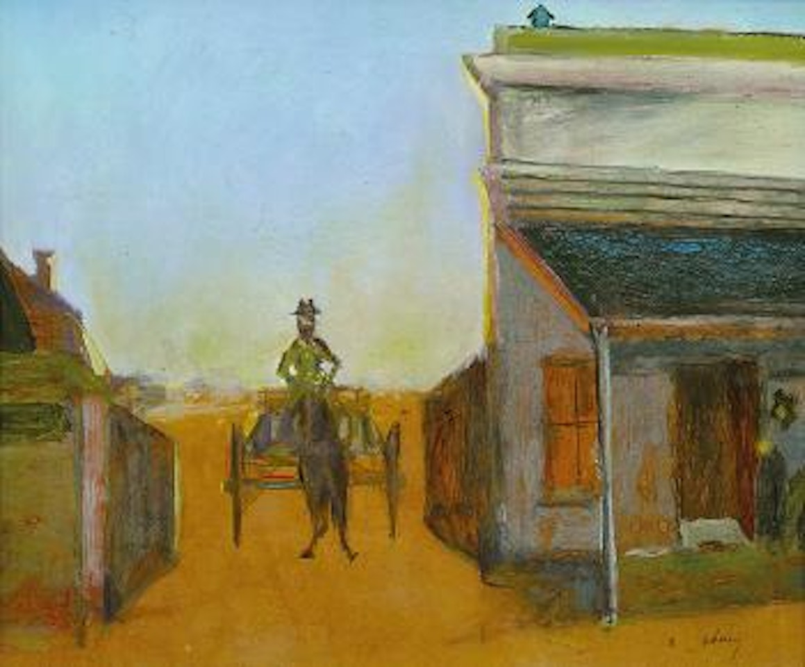 Country store (agricultural hotel) by Sidney Nolan