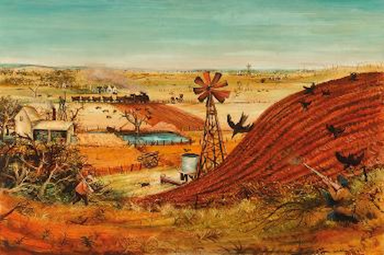 Moby Dick Hill, near Frankston, Victoria by Arthur Merric Bloomfield Boyd