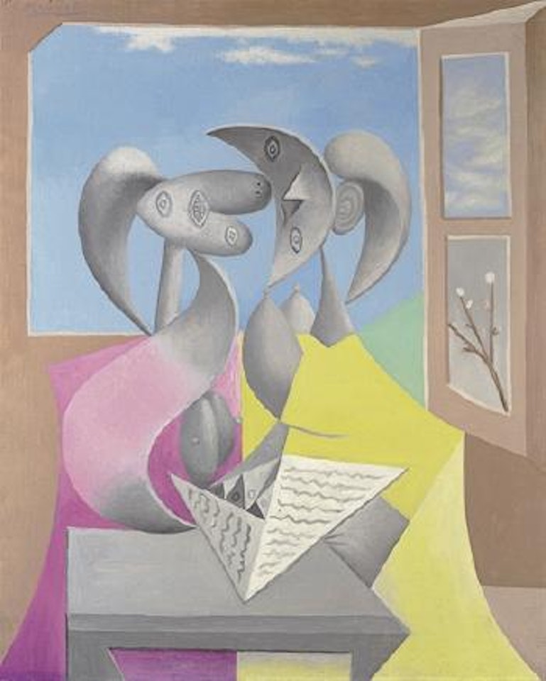 Deux personnages (Marie-Thérèse et sa soeur lisant) by Pablo Picasso