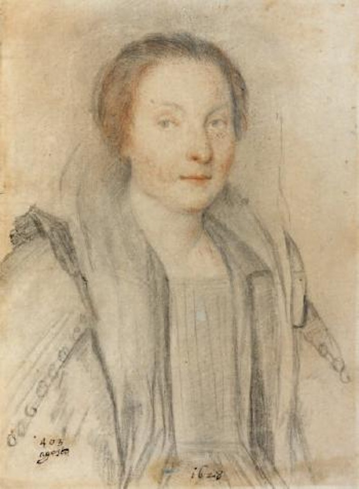 Portrait de Lucretia Magalosi Varni en buste by Ottavio Leoni