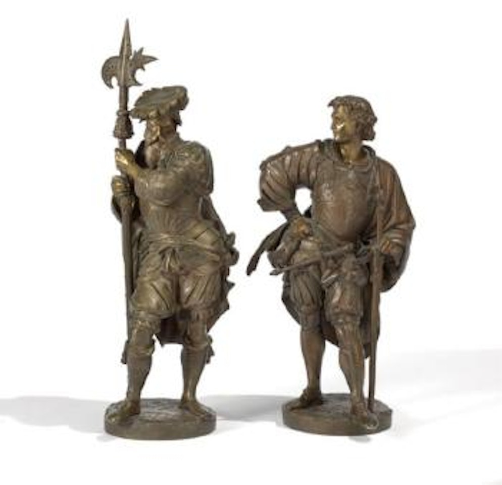 Royal guardsmen by Albert-Ernest Carrier-Belleuse