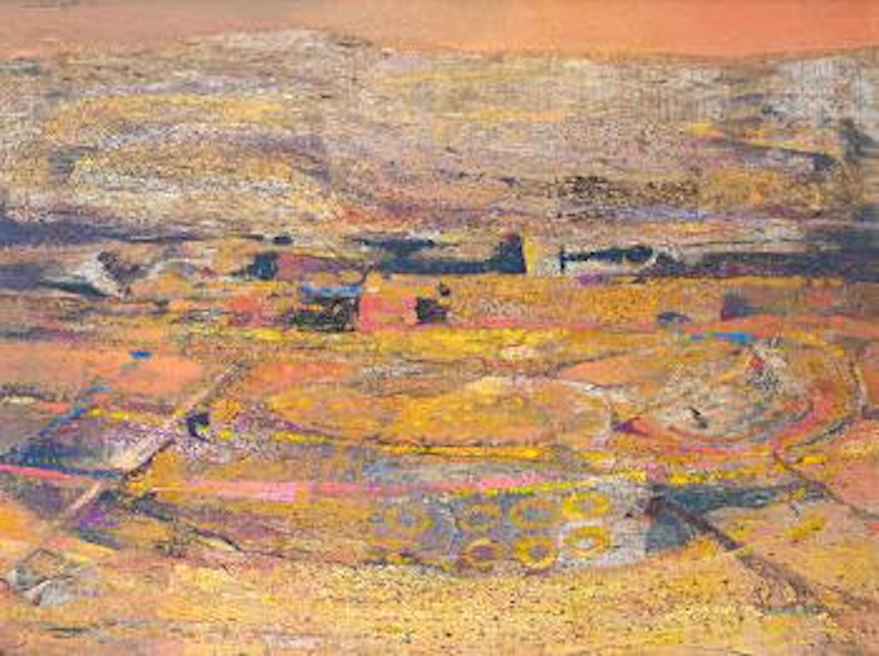 Ochre landscape, Anatolia by Michael Ayrton