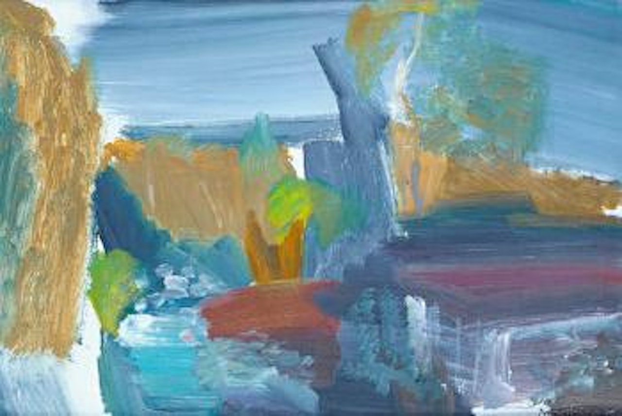 Spring evening by Ivon Hitchens