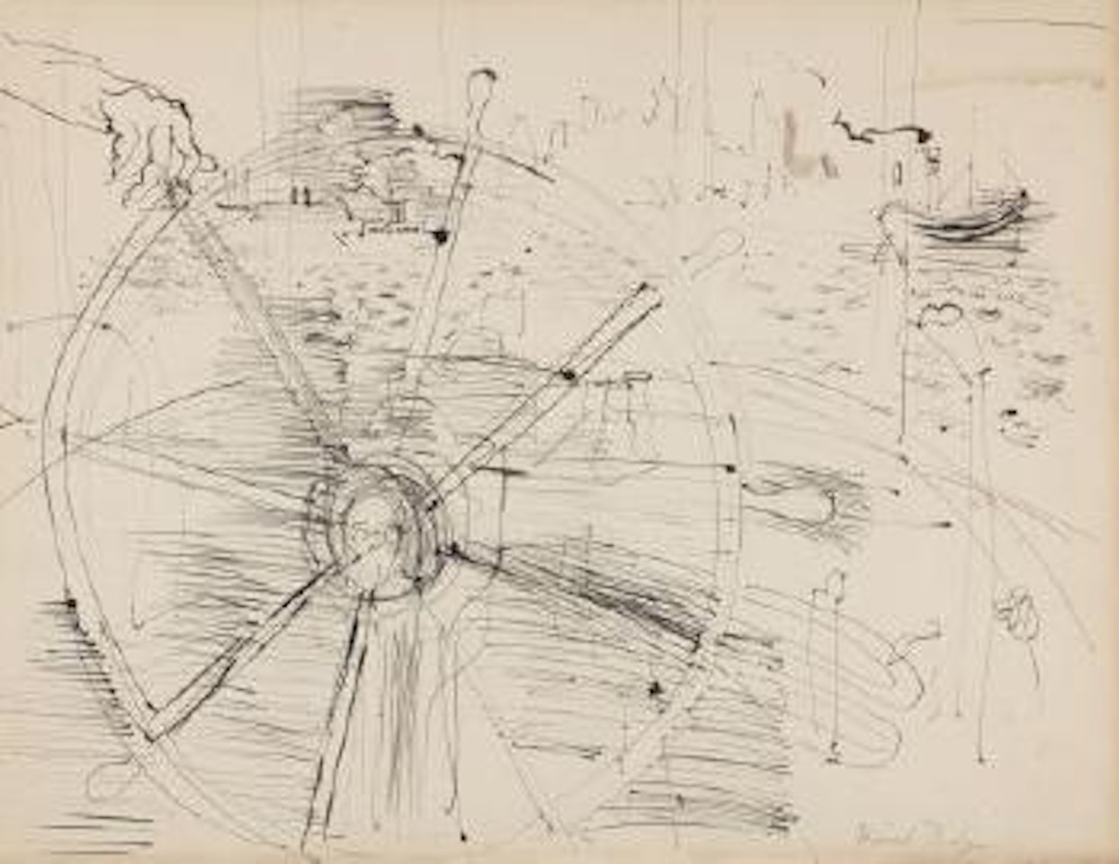 Scene du port by Raoul Dufy