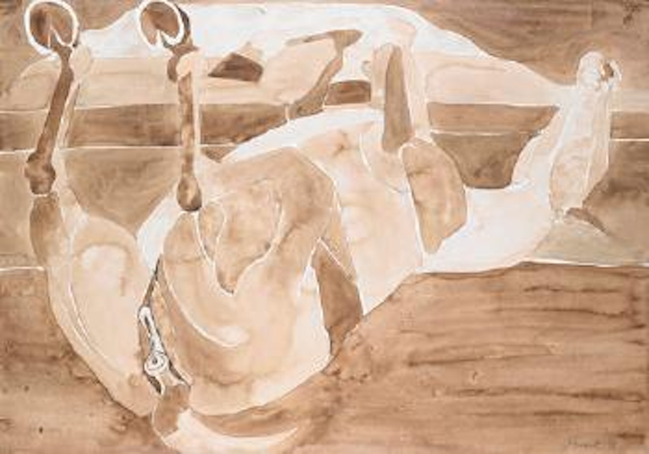 Rolling horse by Elisabeth Frink