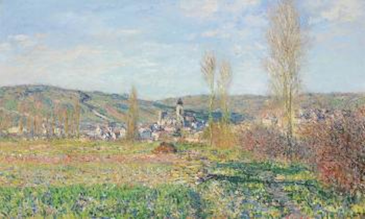 Vétheuil au soleil by Claude Monet