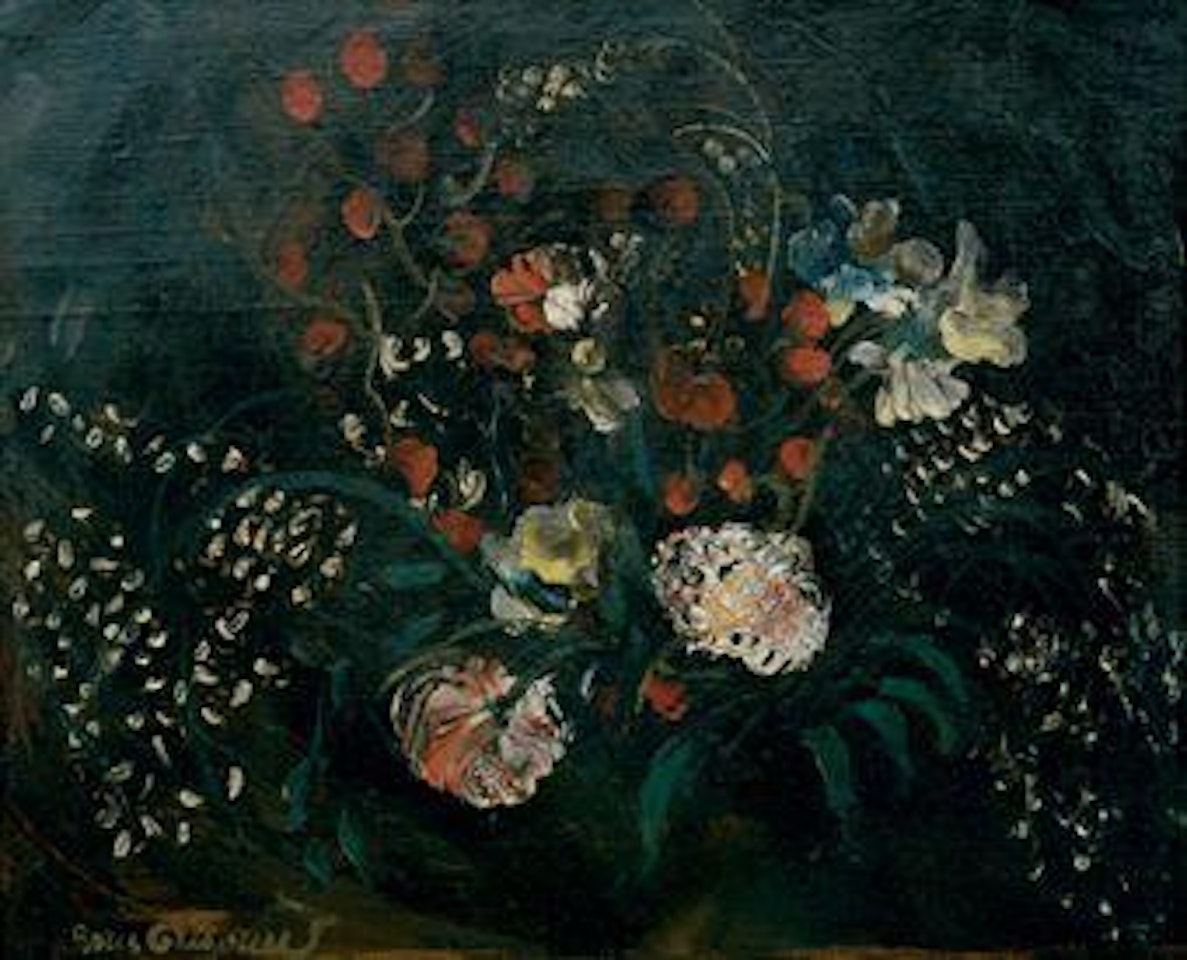Still life with flowers by Boris Grigoriev