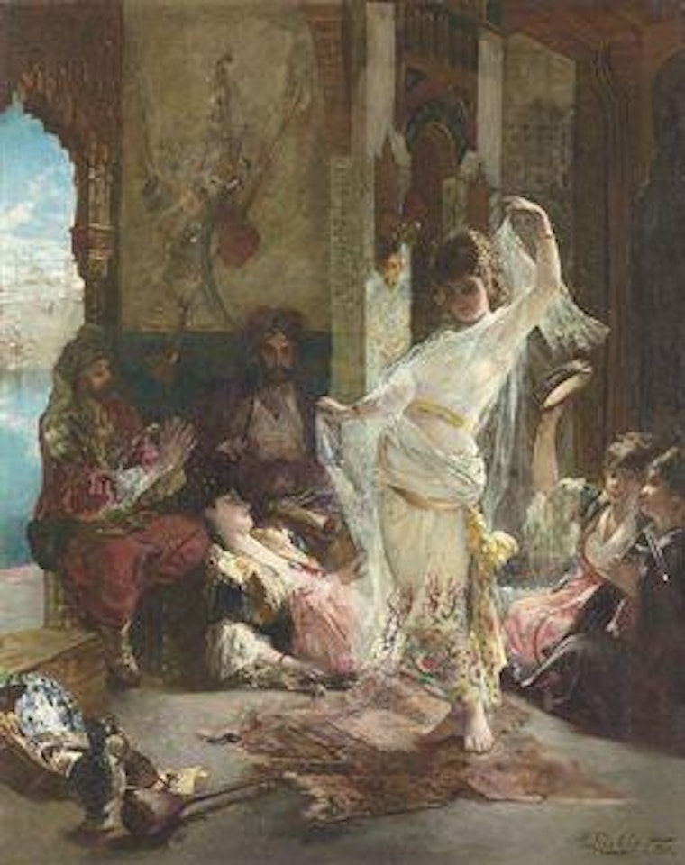 A Moorish dancer by Edouard Frederic W. Richter