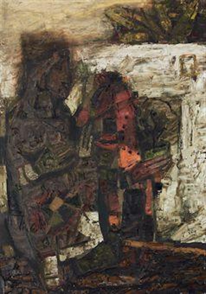 Untitled (Mehndi) by M.F. Husain