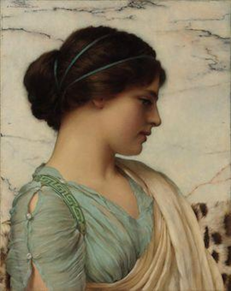A Classical Beauty by JOHN WILLIAM GODWARD, R.B.A.
