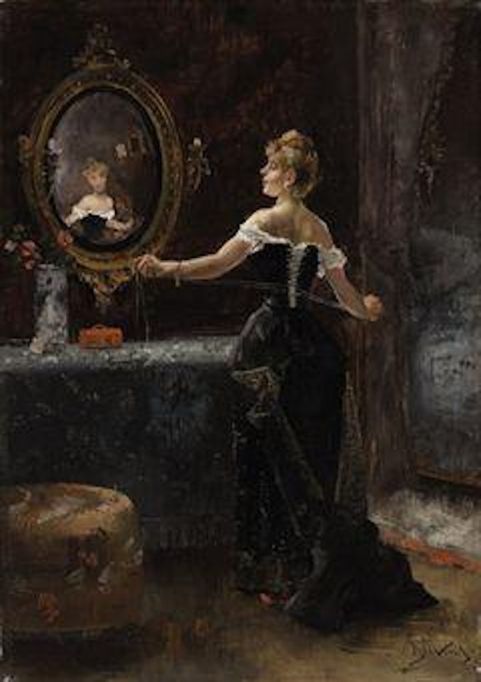 Le corset by Alfred Stevens
