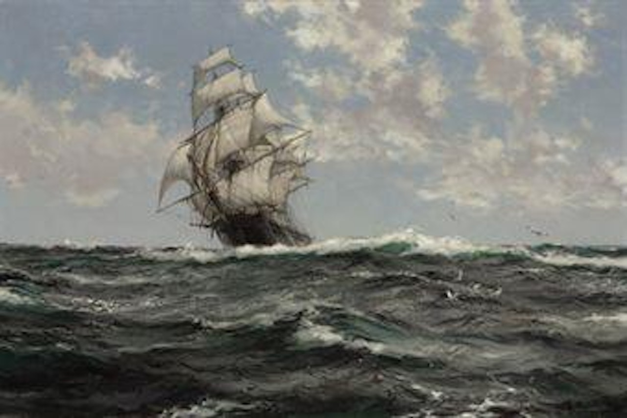 The Wild Ranger of Boston by Montague Dawson