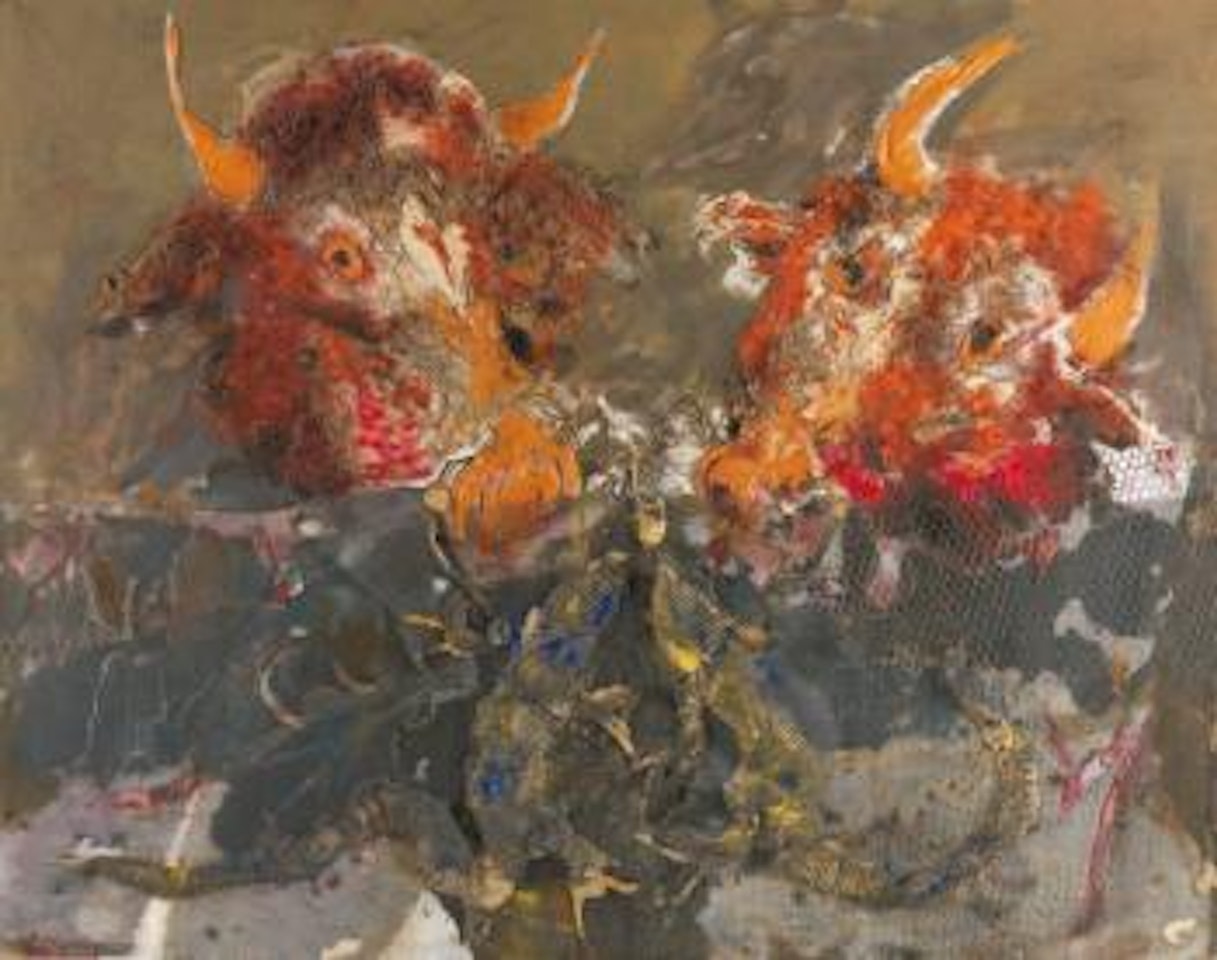 Les deux vaches by Paul Rebeyrolle